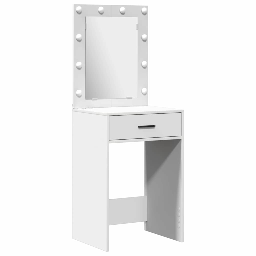 Dressing Table 2 pcs White 50 x 41 x 135 cm Engineered wood