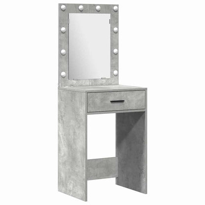 Dressing Table 2 pcs Grey 50 x 41 x 135 cm Engineered wood