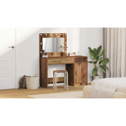 Dressing Table 2 pcs Brown 40 x 41 x 75 cm Engineered Wood