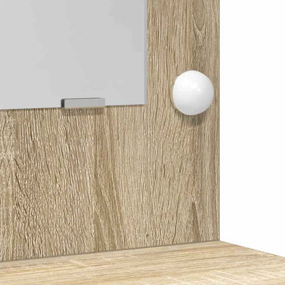 Dressing Table 2 pcs Brown 50 x 41 x 135 cm Engineered wood