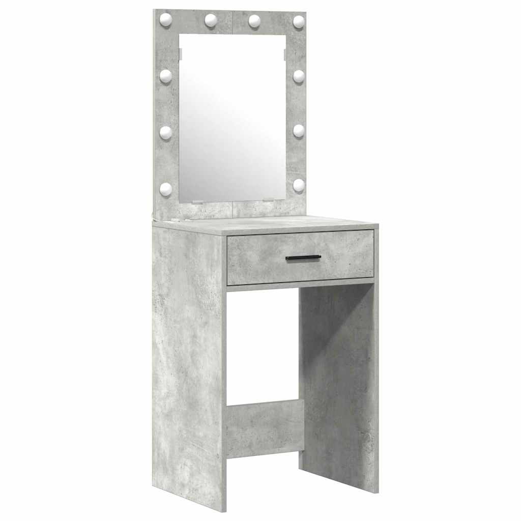 Dressing Table 2 pcs Grey 50 x 41 x 135 cm Engineered wood