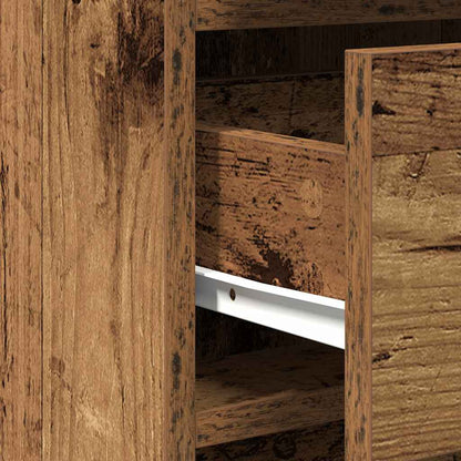 Dressing Table 2 pcs Brown 50 x 41 x 135 cm Engineered wood