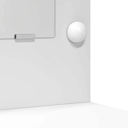 Dressing Table with Door White 50 x 41 x 135 cm Engineered Wood