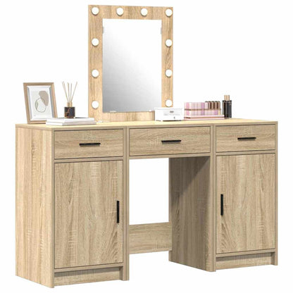 Dressing Table with Door Brown 50 x 41 x 135 cm Engineered Wood