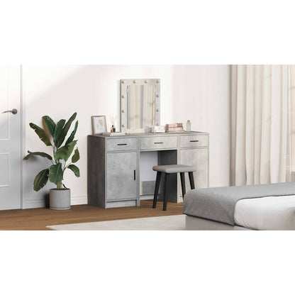 Dressing Table with Door Grey 50 x 41 x 135 cm Engineered Wood