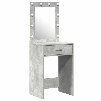 Dressing Table with Door Grey 50 x 41 x 135 cm Engineered Wood