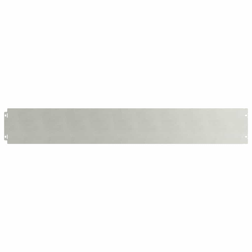 Lawn Edging 30 pcs 15 x 103 cm Stainless Steel Silver