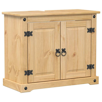 2 Piece Bathroom Furniture Set "Corona" Solid Wood Pine
