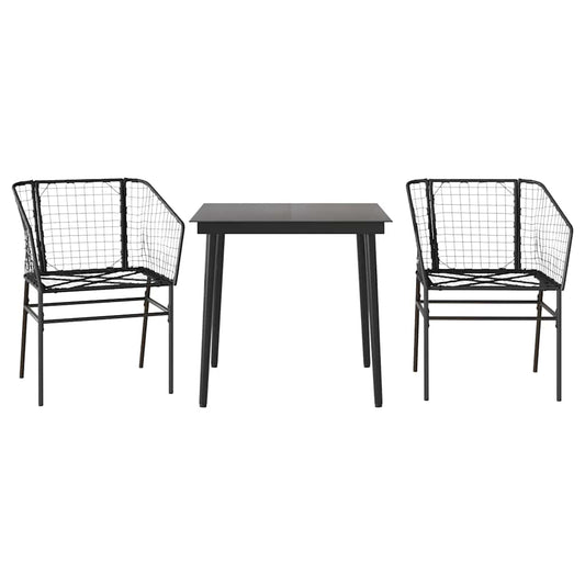 Garden Dining Set | Black
