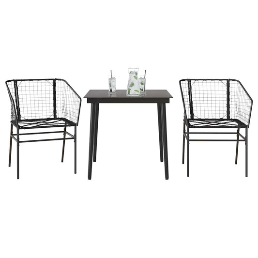 Garden Dining Set | Black