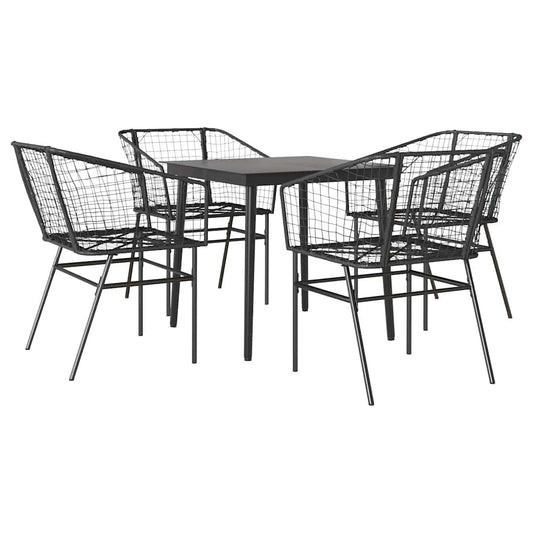 Garden Dining Set | Black