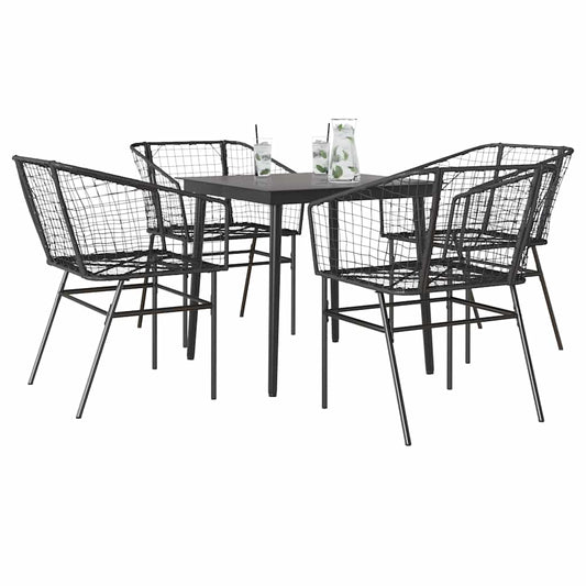 Garden Dining Set | Black