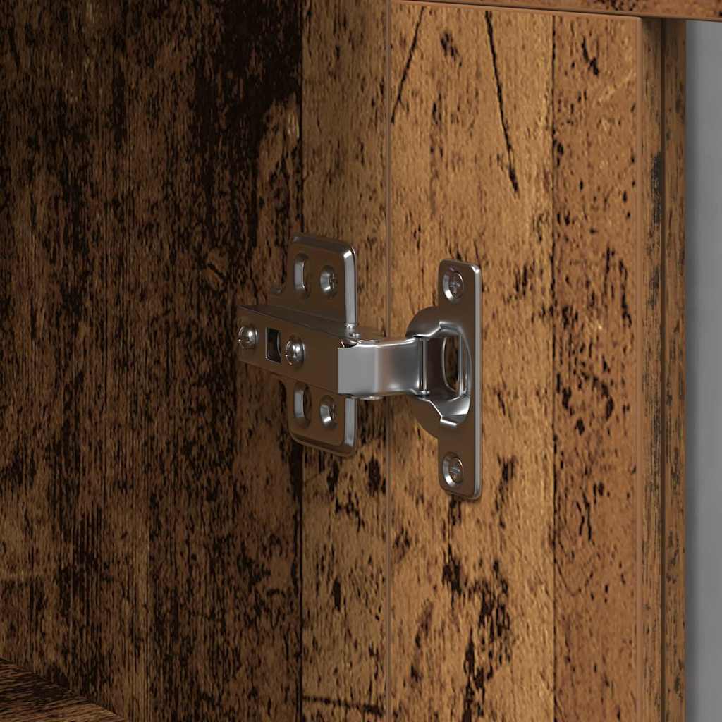 Wall Cabinets 2 pcs Old Wood 69.5 x 34 x 90 cm Engineered Wood