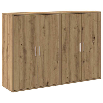 Sideboard 2 pcs Artisan Oak 60 x 31 x 84 cm Engineered Wood