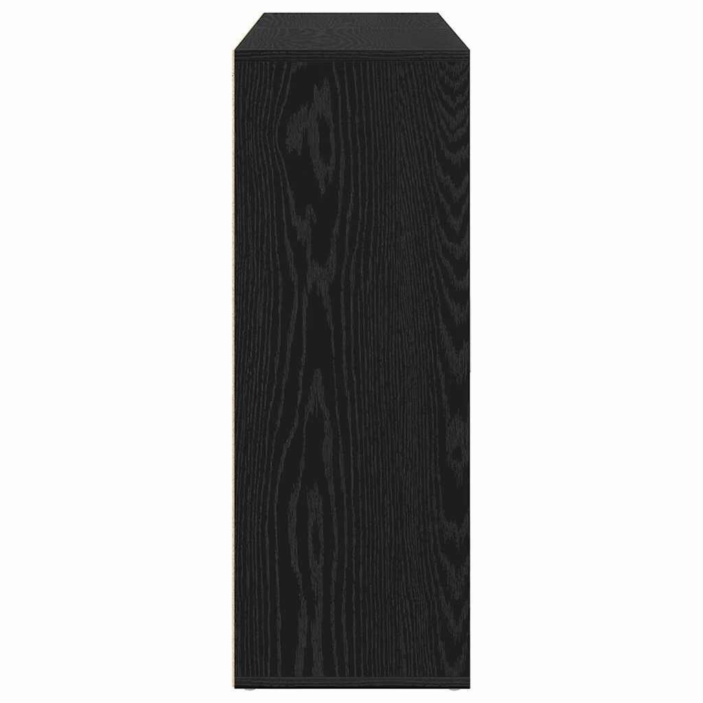Sideboard 2 pcs Black Oak 60 x 31 x 84 cm Engineered Wood