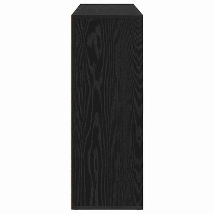 Sideboard 2 pcs Black Oak 60 x 31 x 84 cm Engineered Wood