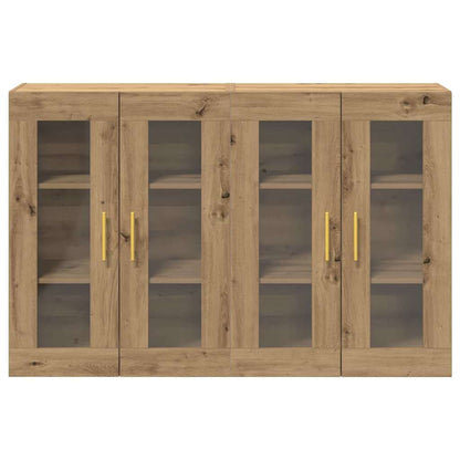 Wall Cabinets 2 pcs Artisan Oak 69.5 x 34 x 90 cm