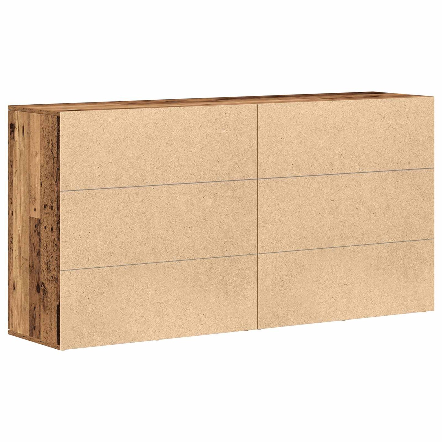 Sideboard 2 pcs Old Wood 79 x 38 x 80 cm Engineered Wood