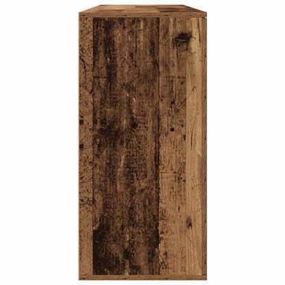 Sideboard 2 pcs Old Wood 79 x 38 x 80 cm Engineered Wood