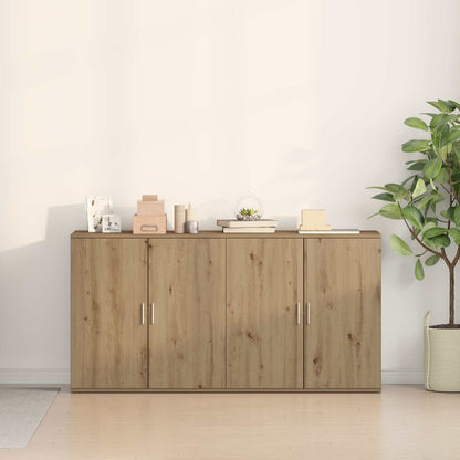 Sideboard 2 pcs Artisan Oak 79 x 38 x 80 cm Engineered Wood