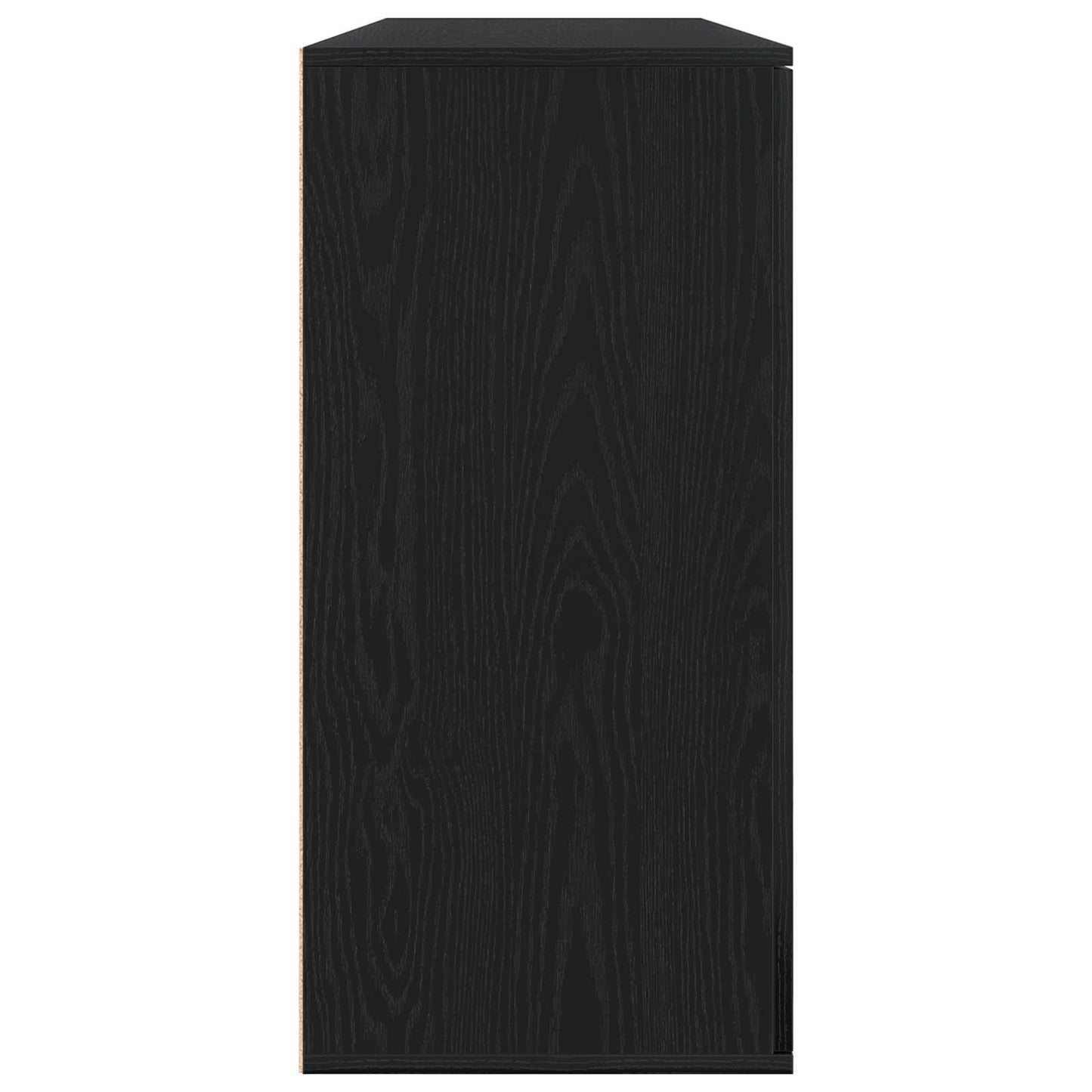 Sideboard 2 pcs Black Oak 79 x 38 x 80 cm Engineered Wood