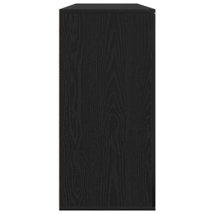 Sideboard 2 pcs Black Oak 79 x 38 x 80 cm Engineered Wood