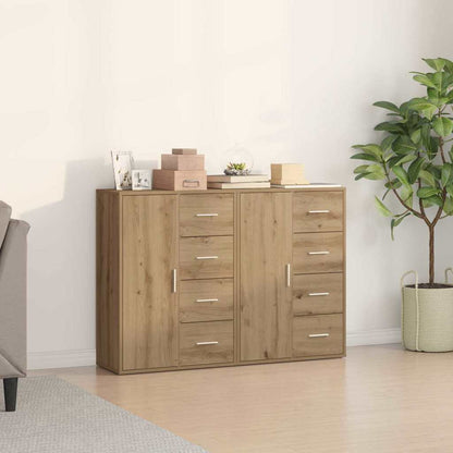Sideboard 2 pcs Artisan Oak 60 x 31 x 84 cm Engineered Wood