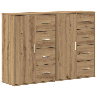 Sideboard 2 pcs Artisan Oak 60 x 31 x 84 cm Engineered Wood