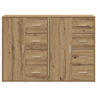 Sideboard 2 pcs Artisan Oak 60 x 31 x 84 cm Engineered Wood