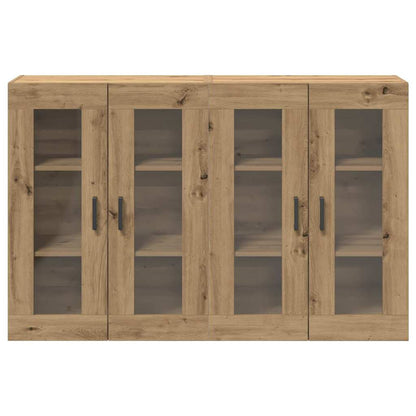 Wall Cabinets 2 pcs Artisan Oak 69.5 x 34 x 90 cm