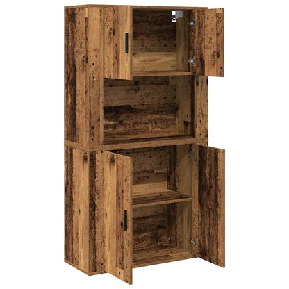 Highboard Old Wood 80 x 33 x 150 cm Engineered Wood