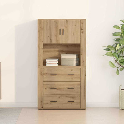 Highboard Artisan Oak 80 x 33 x 150 cm Engineered Wood