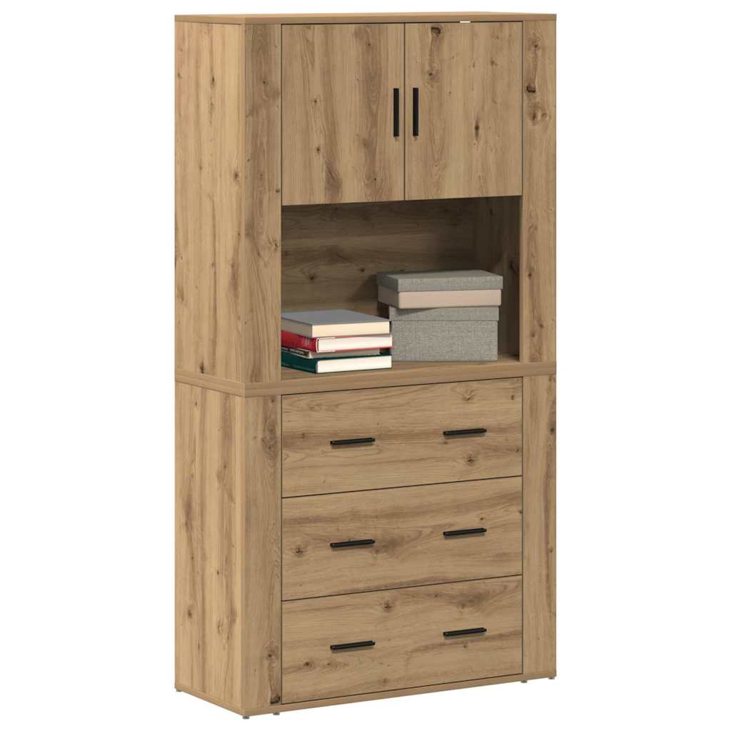 Highboard Artisan Oak 80 x 33 x 150 cm Engineered Wood