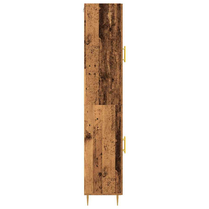 Highboard 2 pcs Old Wood Engineered Wood