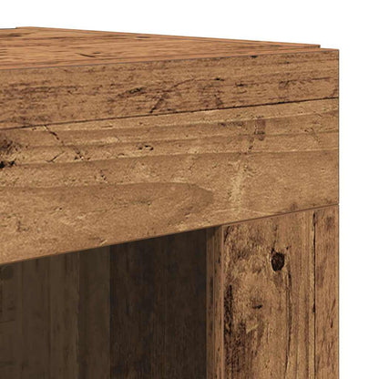 Highboard 2 pcs Old wood 69.5 x 34 x 180 cm Engineered Wood