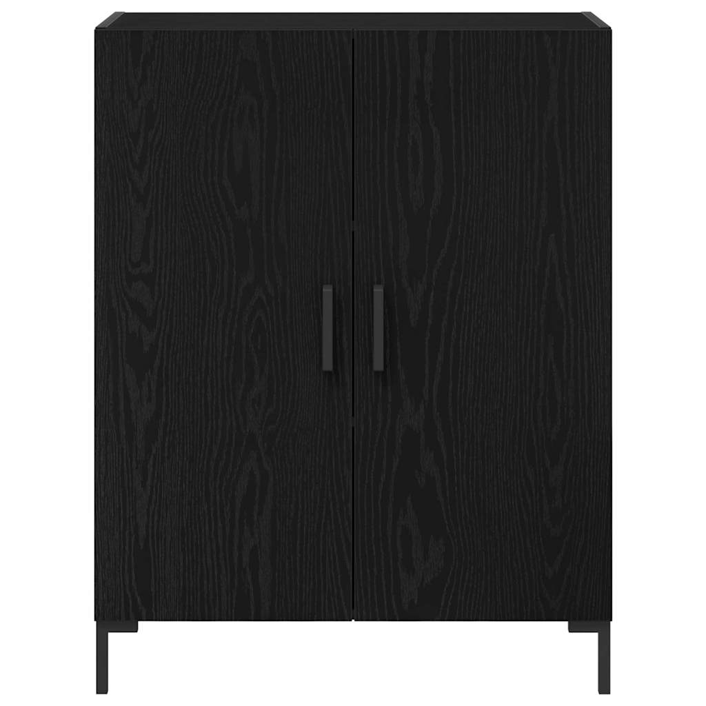 Highboard 2 pcs Black oak 69.5 x 34 x 180 cm Engineered Wood