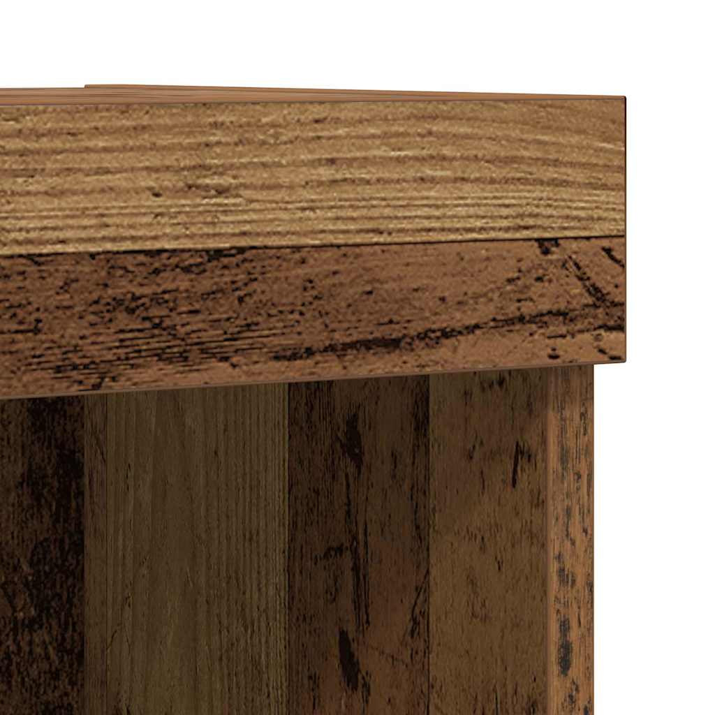 TV Cabinet Set Wall-mounted 8 pcs Old wood Engineered wood