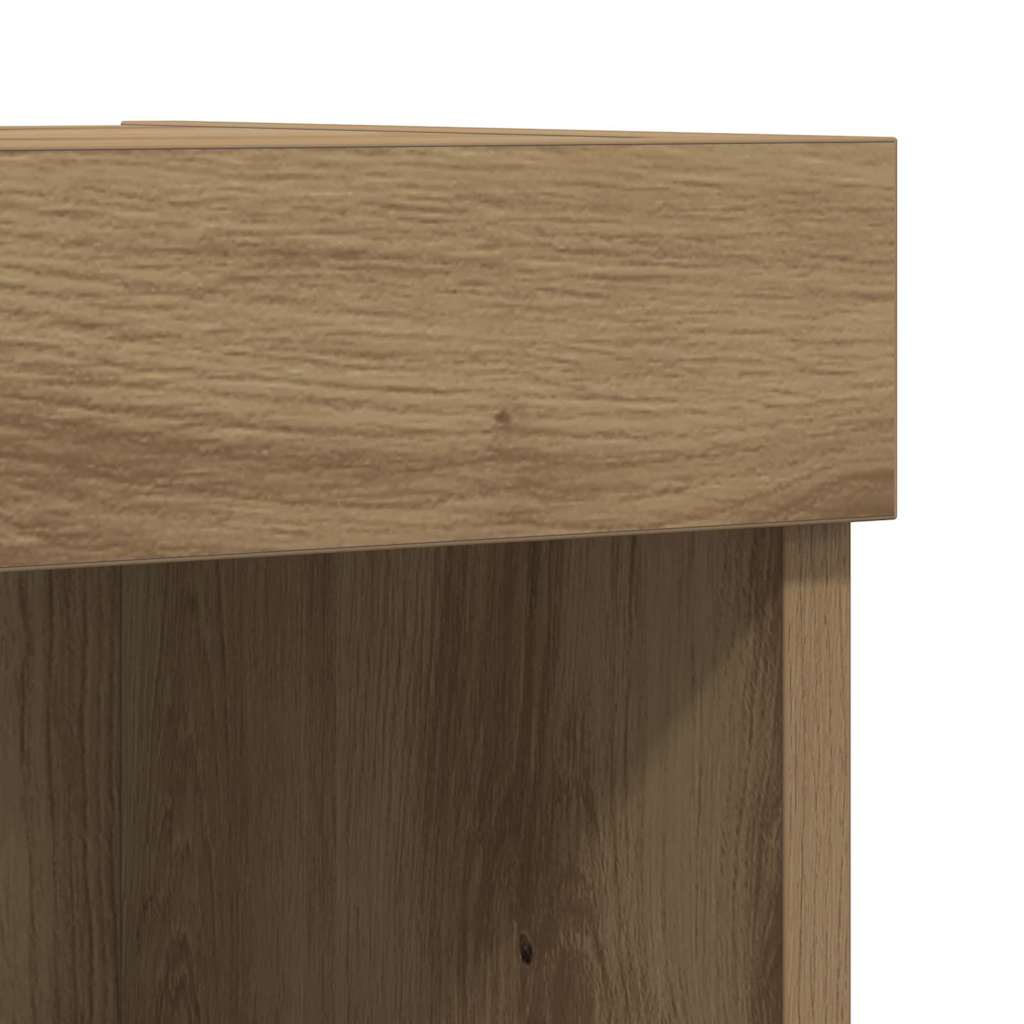 TV Cabinet Set Wall-mounted 8 pcs Artisan oak Engineered wood