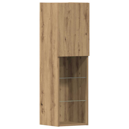 TV Cabinet 4 pcs Artisan oak Engineered wood