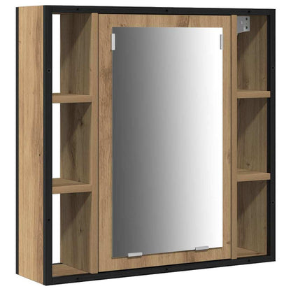 Bathroom Furniture Set 3 pcs Artisan Oak Engineered Wood