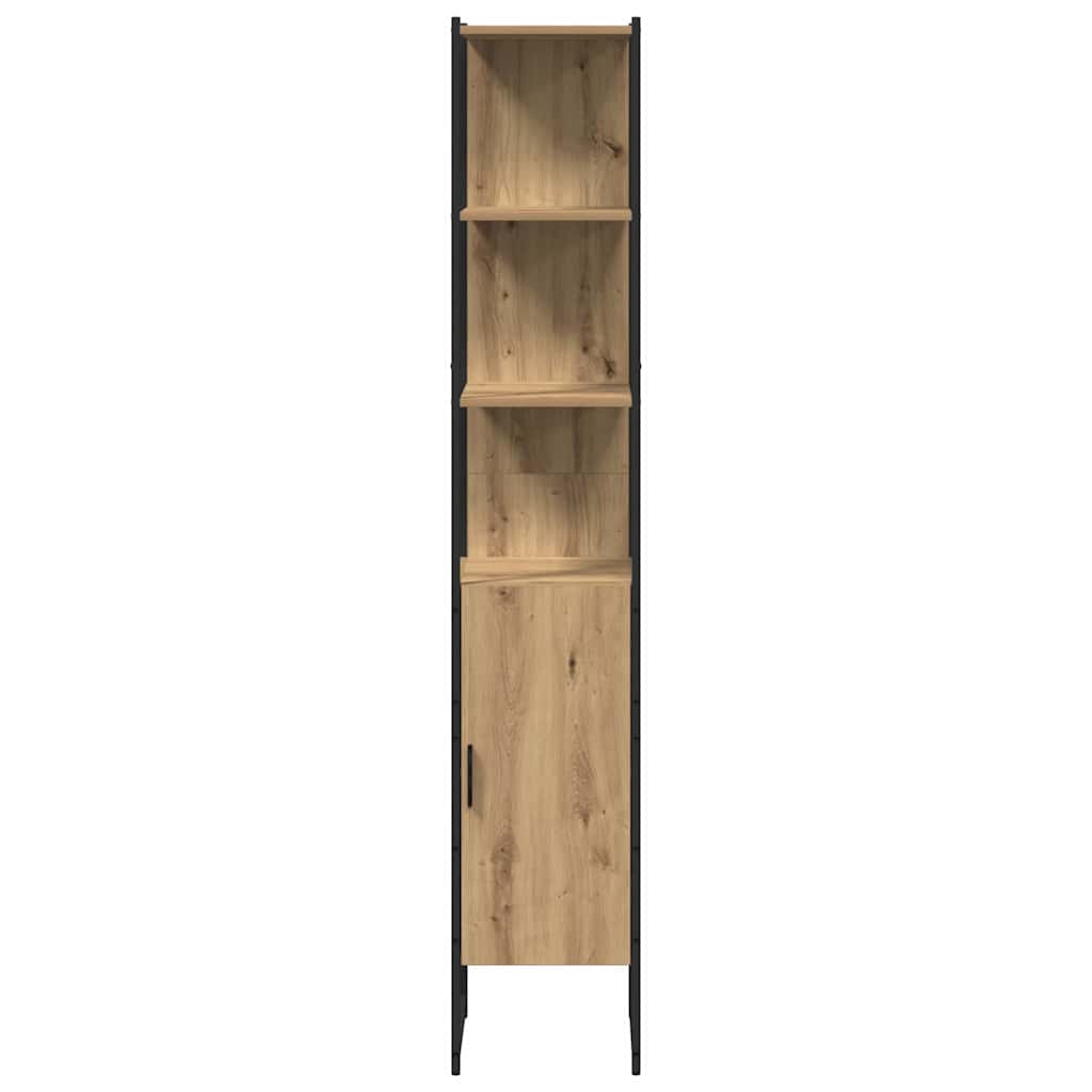 Bathroom Furniture Set 3 pcs Artisan Oak Engineered Wood
