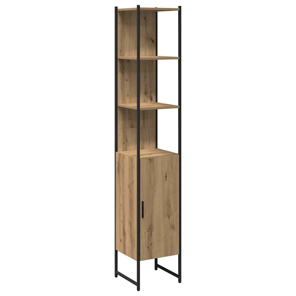 Bathroom Furniture Set 4 pcs Artisan oak Engineered wood