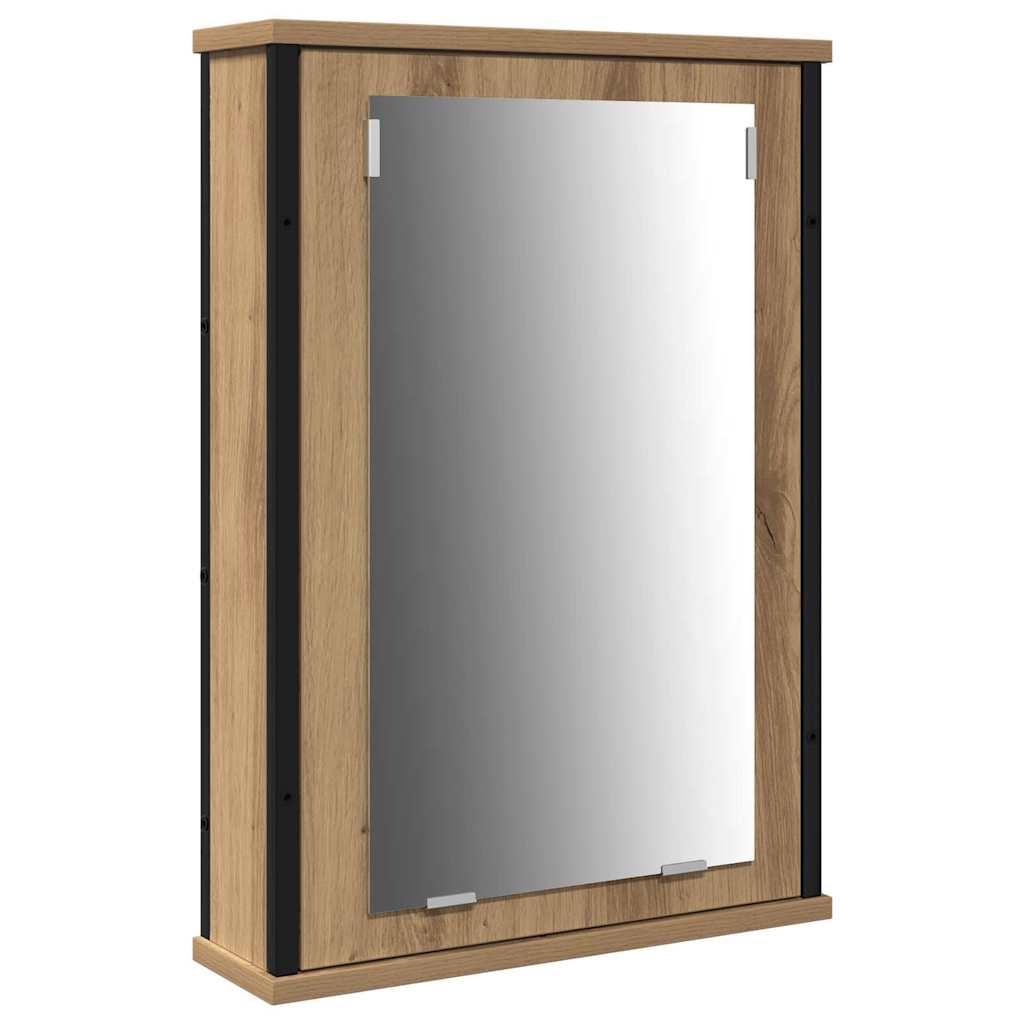 Bathroom Furniture Set 4 pcs Artisan Oak Engineered Wood