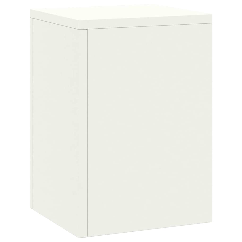 Plant Stand 2 pcs White 24 x 24 x 35 cm Steel