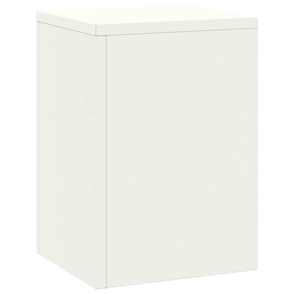 Plant Stand 2 pcs White 24 x 24 x 35 cm Steel