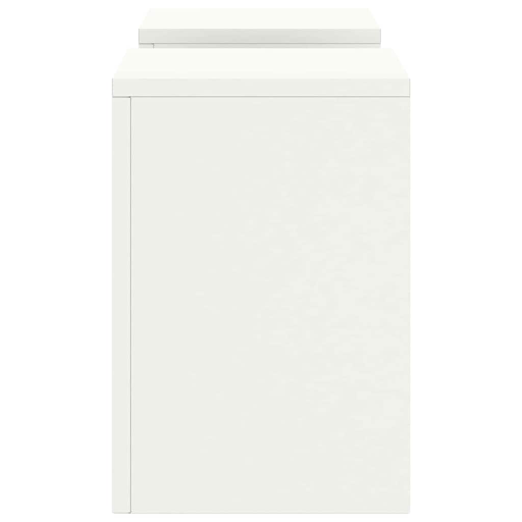 Plant Stand 2 pcs White 24 x 24 x 35 cm Steel