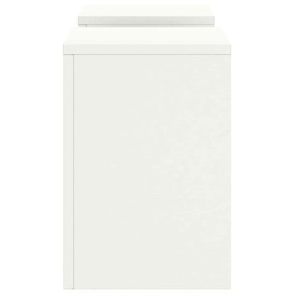 Plant Stand 2 pcs White 24 x 24 x 35 cm Steel