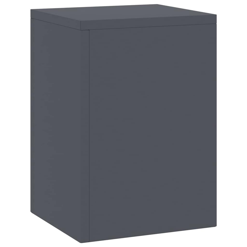Plant Stand 2 pcs Anthracite 24 x 24 x 35 cm Steel