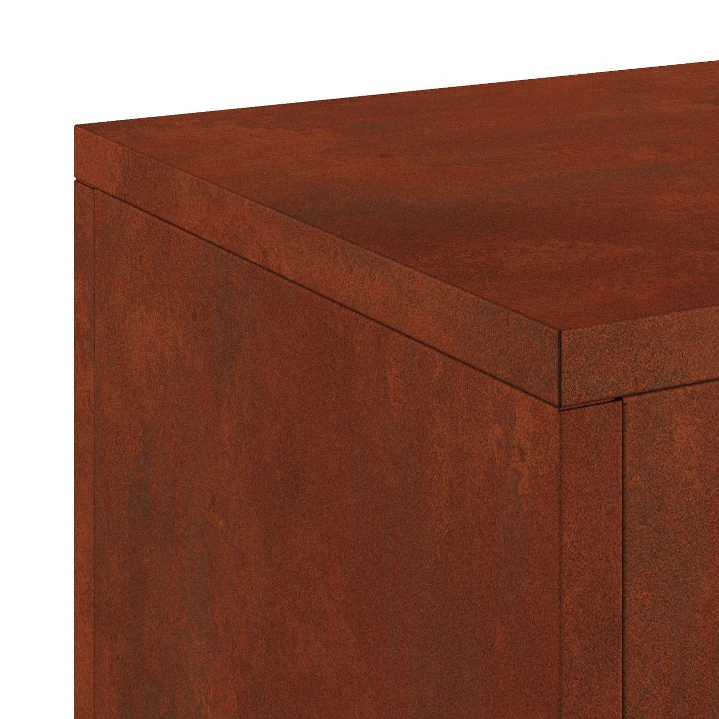 Plant Stand 2 pcs Rusty 24 x 24 x 35 cm Weathering Steel