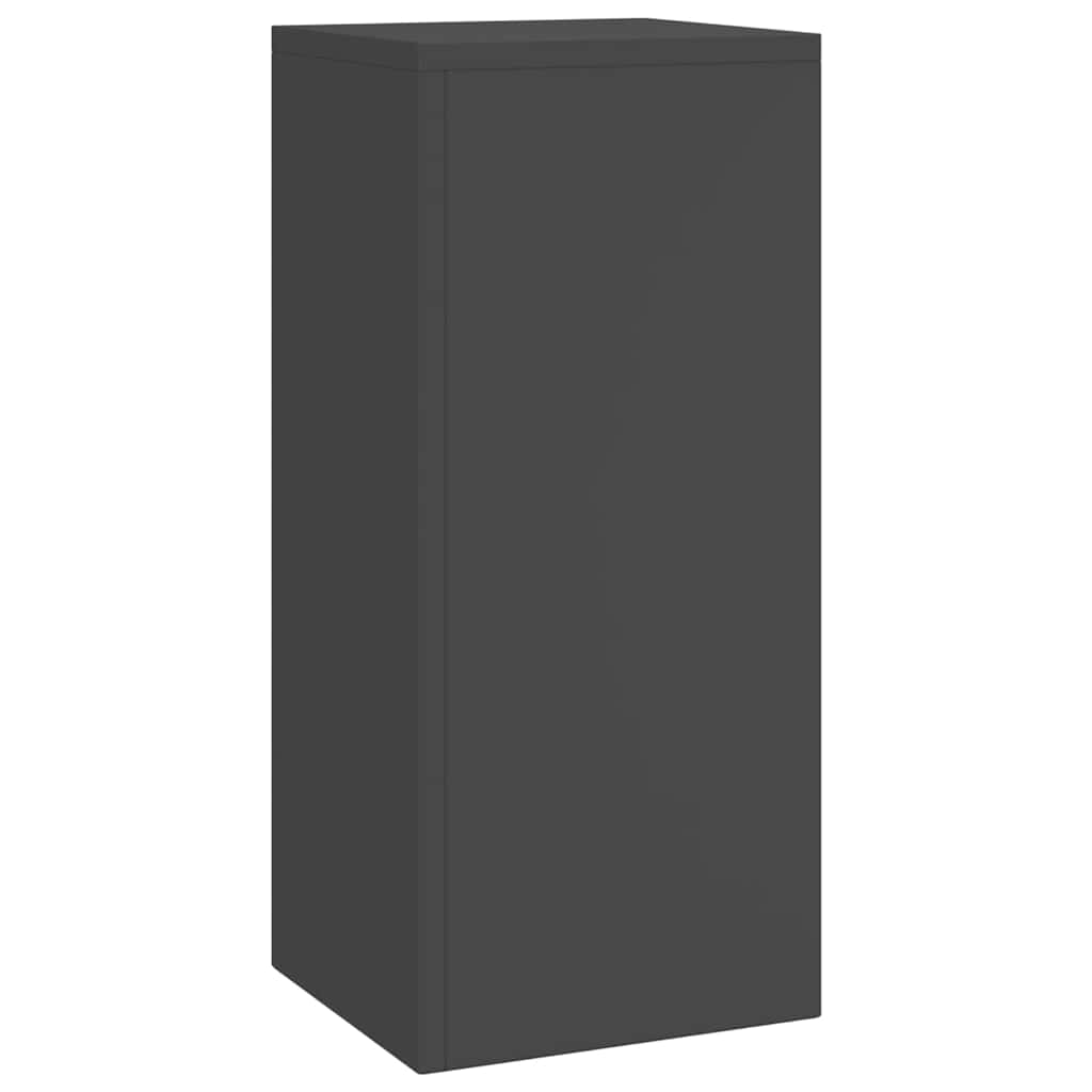 Plant Stand 2 pcs Black 24 x 24 x 55 cm Steel